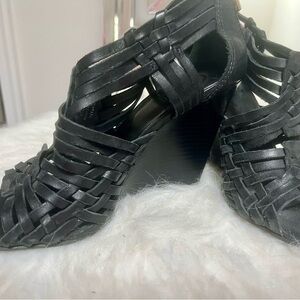 Tory Burch Black Wedge Shoes
